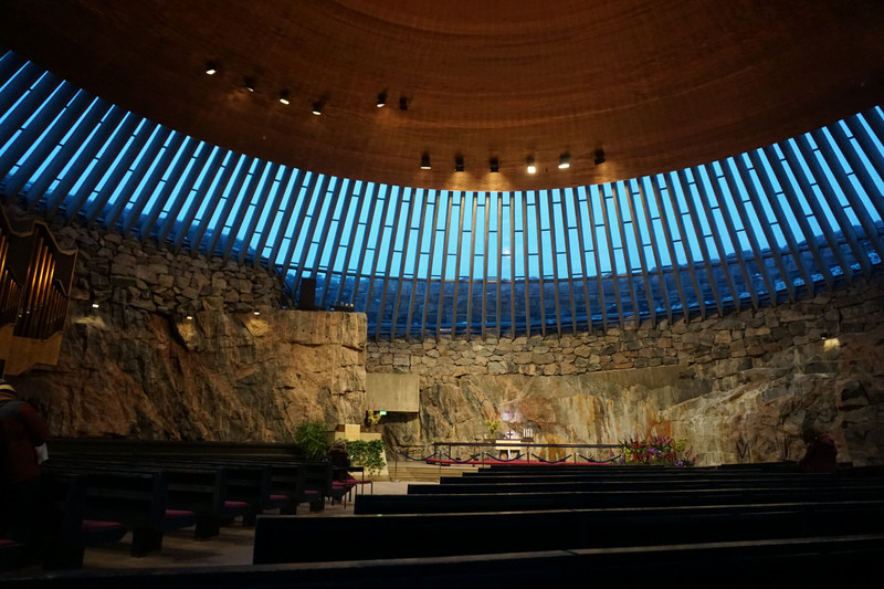 Besuch der Felsenkirche in Helsinki