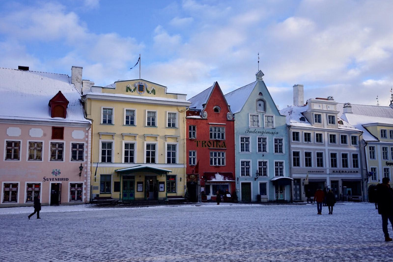 Spaziergang durch die Altstadt von Tallin