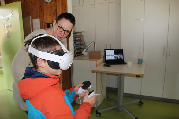 VR-Brillen im Skills Lab (Pflegeausbildung)